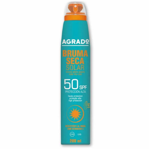Agrado Sun Dry Mist Spf50 200ml - Batty Beauty
