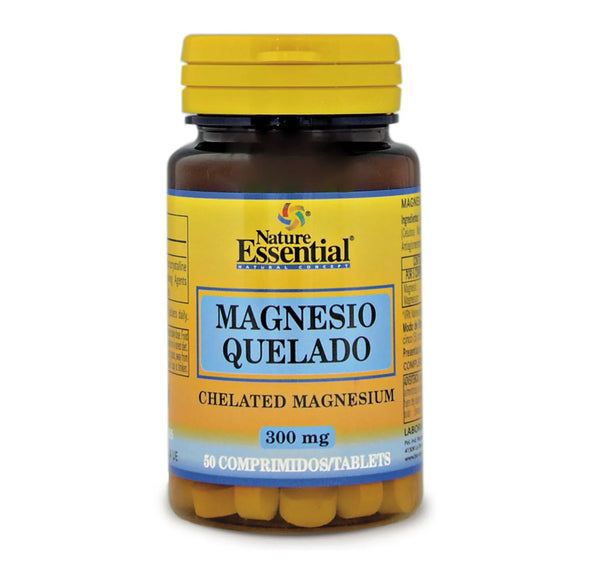 Nature Ess Magnesio Quelado 300 Mg 50 Comp - Batty Beauty