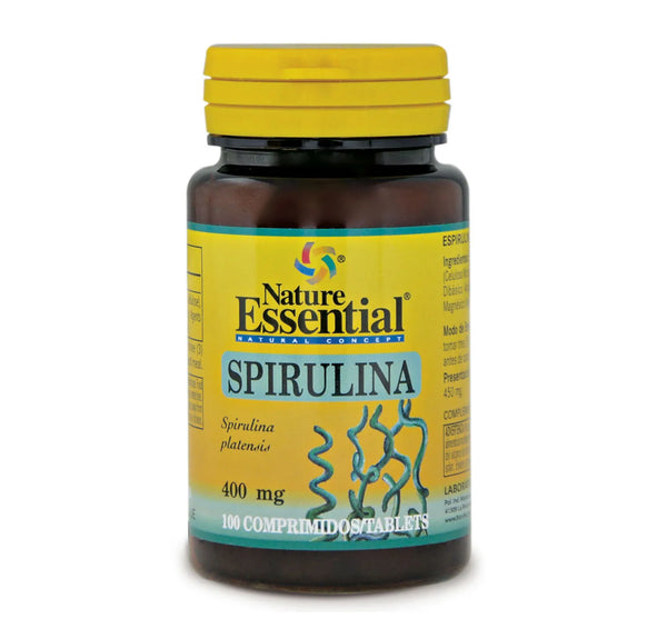 Nature Ess Espirulina 400 Mg 100 Tabletas - Batty Beauty