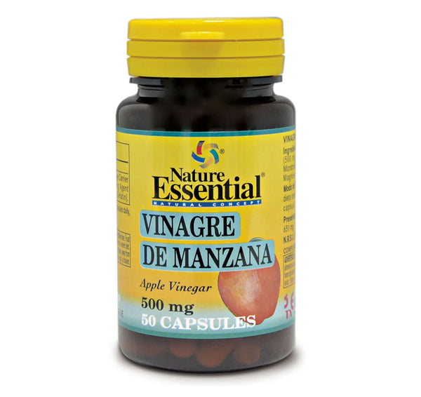 Nature Ess Vinagre De Manzana 500 Mg 50 Caps - Batty Beauty
