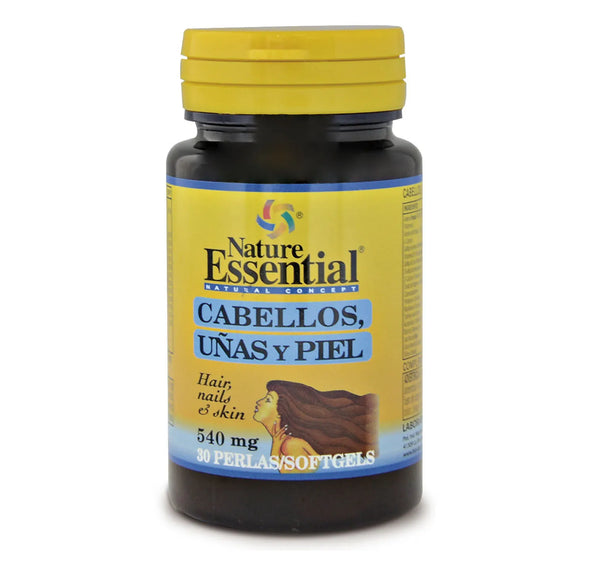 Nature Ess Cabellos Uñas y Piel 540 Mg 30 Perlas - Batty Beauty