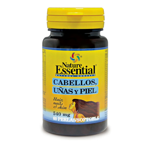 Nature Ess Cabellos Uñas y Piel 570 Mg 60 Perlas - Batty Beauty