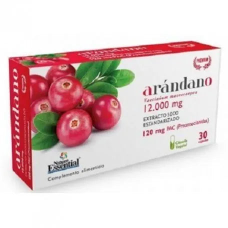 Nature Ess Arandano Rojo 120 Pac Ext Seco 30 Vcaps Blister - Batty Beauty