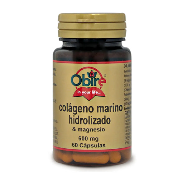 Obire Colageno Hidrolizado Magnesio 600 Mg 60 Caps - Batty Beauty