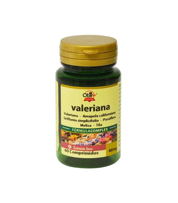 Obire Valeriana Complex 400 Mg Extracto Seco 60 Comp - Batty Beauty