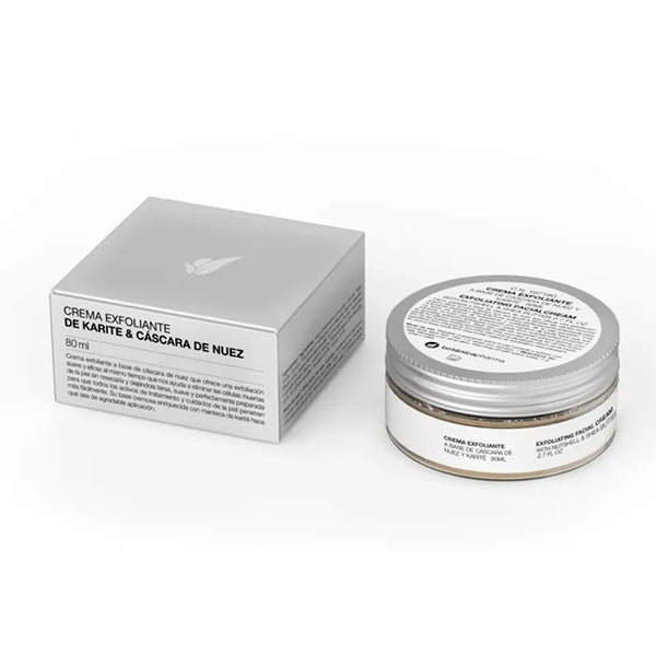 Botánicapharma Crème Exfoliante pour le Visage aux Noix et au Beurre de Karité 80ml - Batty Beauty