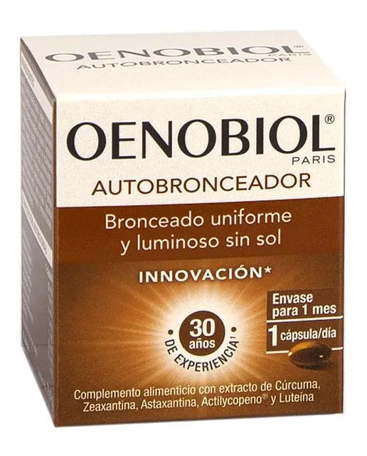 30 Cápsulas Autobronceadoras Oenobiol - OENOBIOL