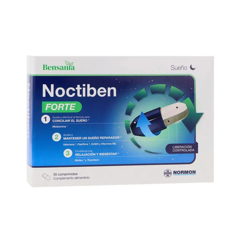 Bensana Bensania Noctiben Forte 30 Comprimés