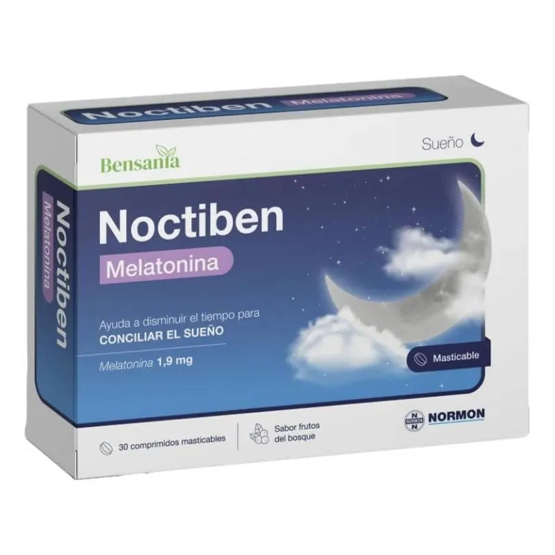 Bensana Bensania Noctiben Mélatonine 30 Comprimés