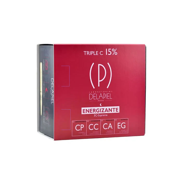 Delapiel Energizing Ampoules Triple C 15%