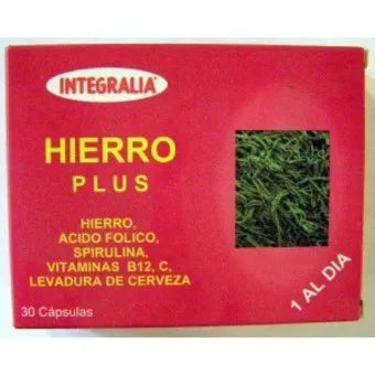 Integralia Hierro Plus 30 Caps - Batty Beauty