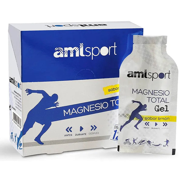 Amlsport Magnesium Total Gel Lemon 12 Sachets - Batty Beauty