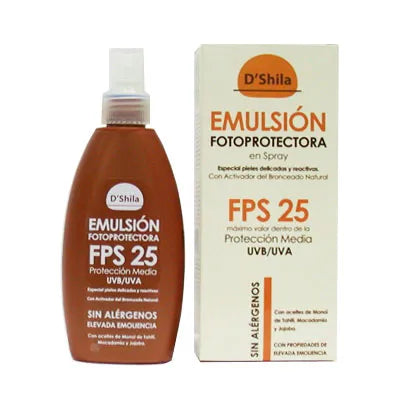 Shila Emulsion Fotoprotectora Fps 25 200ml - Batty Beauty