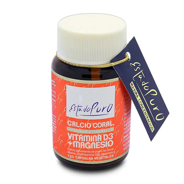 Tongil Estado Puro Calcio Coral Vitamina D3 Mg 120 Vcap - Batty Beauty