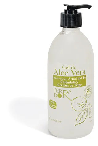 Dherbos Gel Aloe Arbol Te Calendula Germen Trigo 500ml - Batty Beauty