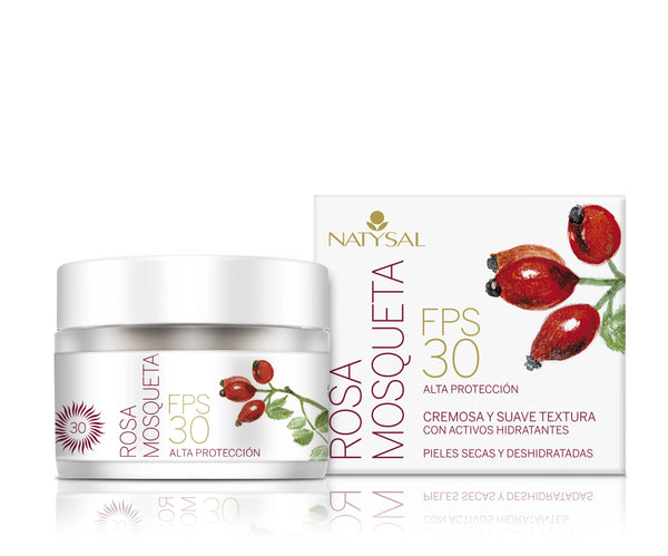 Natysal Crema Rosa Mosqueta Natural Fps 30 50ml - Batty Beauty
