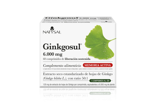 Natysal Ginkgosul 60 Caps - Batty Beauty