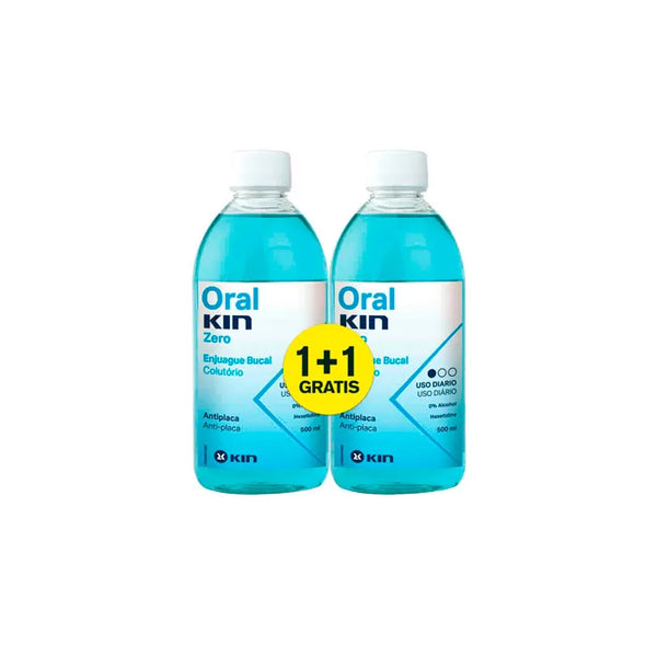 Kin Oralkin Zero Bain de Bouche Pack 2 Unités - Batty Beauty