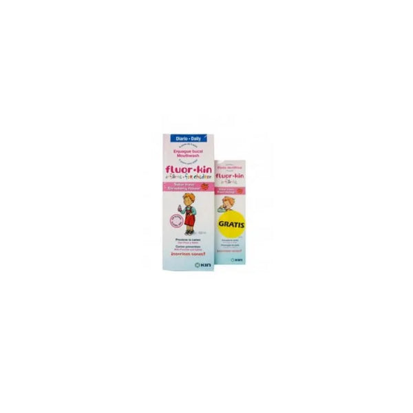 Kin Fluorkin Infant Mouthwash Anticaries Set 2 Pieces 500ml - Batty Beauty