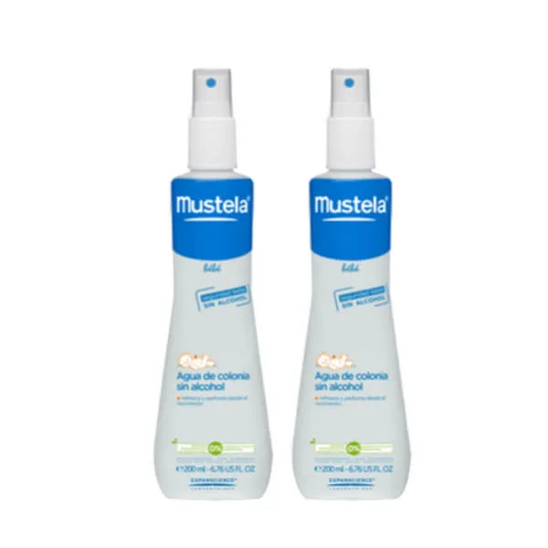 Mustela Bébé Double Pack Eau Rafraichissante Et Coiffante