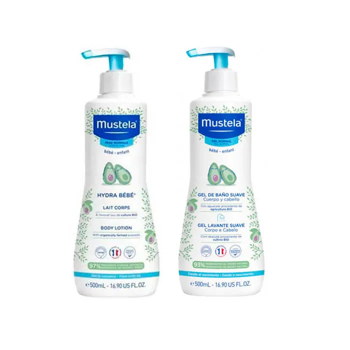 Mustela Hydra Baby Lait Corporel + Gel De Bain