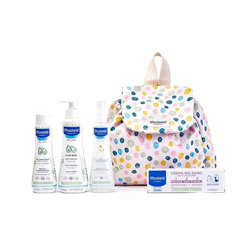 Mustela Little Moments Set De Sacs A Dos A pois 5 Pièces