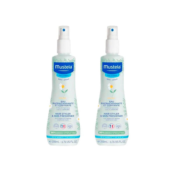 Mustela Duplo Eau Coiffante Lot de 2x200ml - Batty Beauty