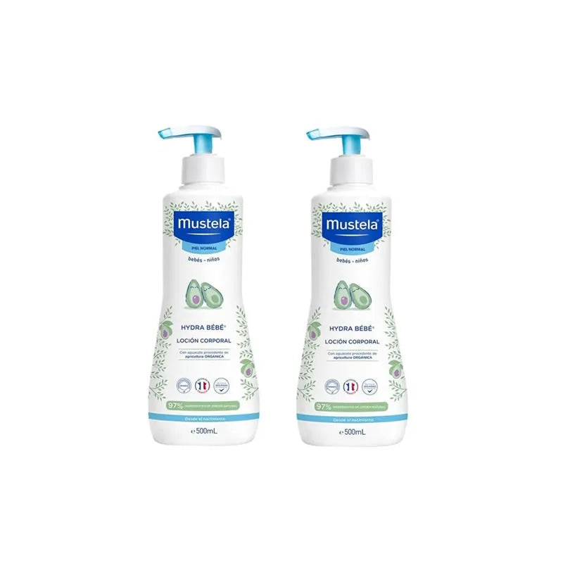 Mustela Hydra Bébé Lait Corporel Duplo Pack