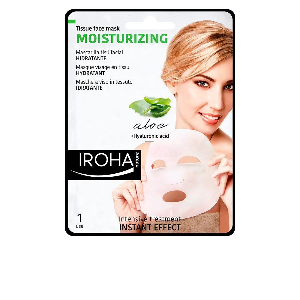 Iroha Nature Hydratant Masque Visage En Tissu Aloe Vera 1 Unité