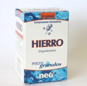 Neo Microgranulos Hierro 50 Caps - Batty Beauty