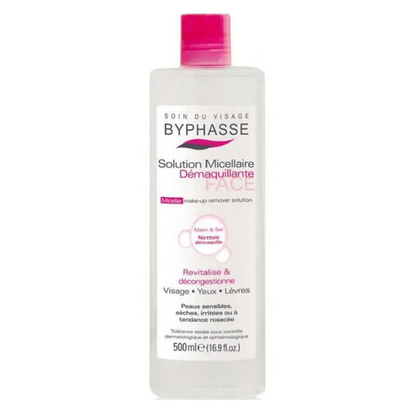 Byphasse Solution Micelaire Démaquillante Peaux Sensibles 500ml - BYPHASSE