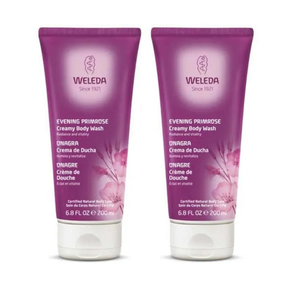 Weleda Crème De Douche Vivifiante Au Onagre 2x200ml - Batty Beauty