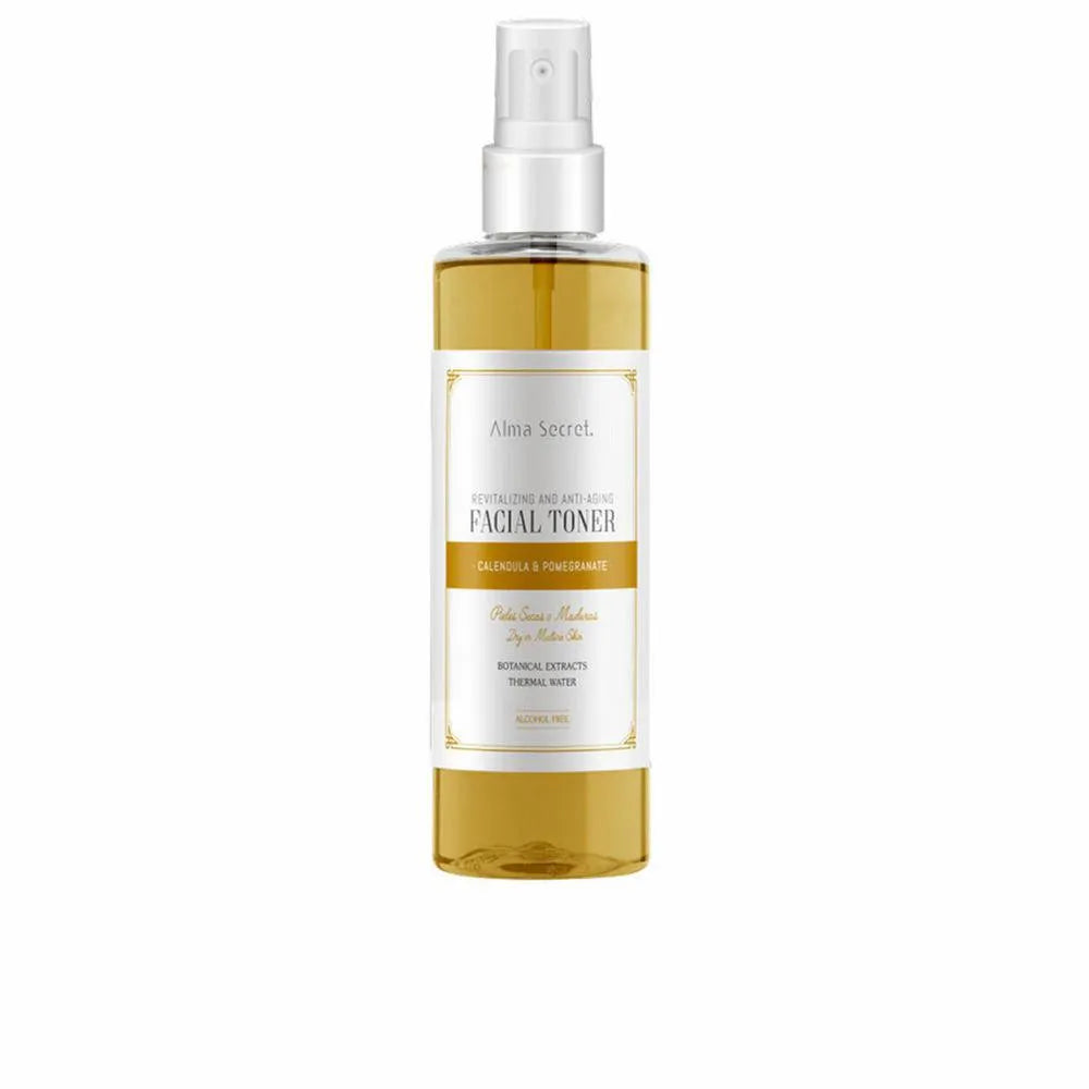Alma Secret Facial Toner Revitalizante y Antiedad Con Caléndula y Granada