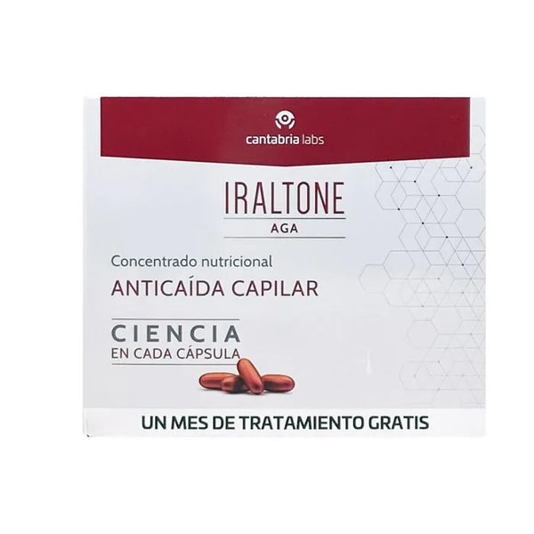 Iraltone AGA Perte de Cheveux 2 x 60 Capsules - Batty Beauty