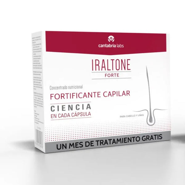 Iraltone Forte Fortifiant pour Cheveux 2 x 60 Capsules - Batty Beauty