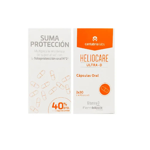 Heliocare Ultra-D 2 x 30 Gélules - Batty Beauty