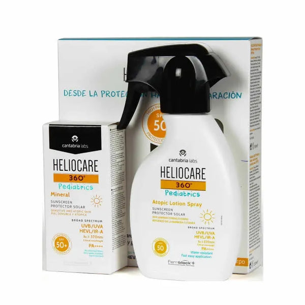 Heliocare 360º Pack Pediatrics Mineral + Atopic Lotion 75ml - Batty Beauty