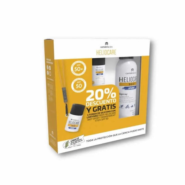 Heliocare 360º Sport Sunscreen SPF 50+ Set 3 Pieces - Batty Beauty