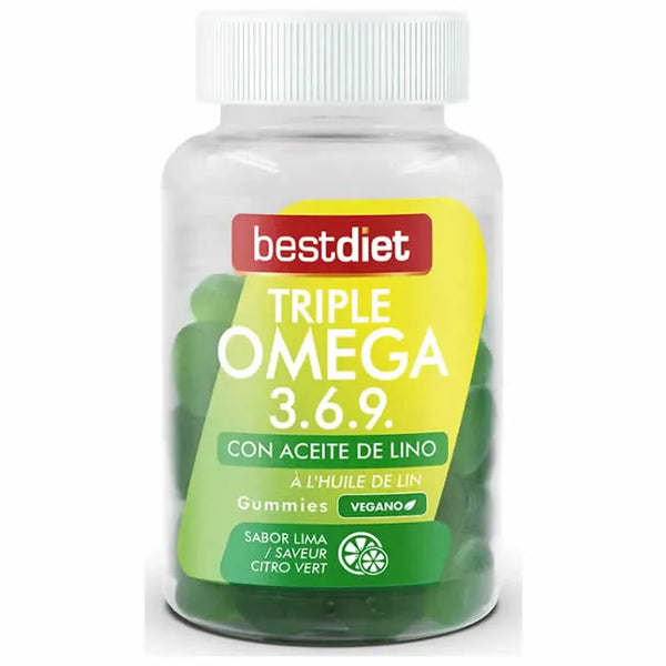 Best Diet Triple Omega 3.6.9 60 Gummies - Batty Beauty