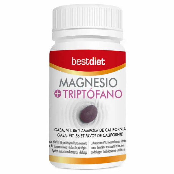 Best Diet Magnesio+Triptófano 30Caps - Batty Beauty