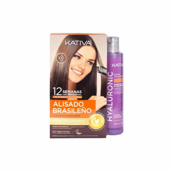 Kativa Professional Brazilian Hyaluronic Straightening + Shampoo 100ml - KATIVA