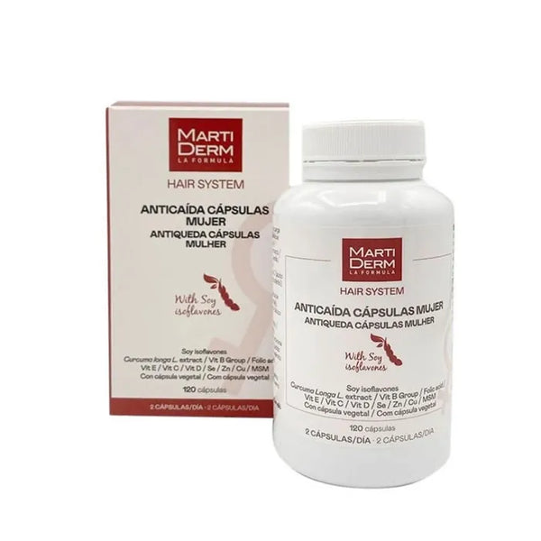 Martiderm Anti-Chute De Cheveux Pour Femmes 120 Gélules - Batty Beauty