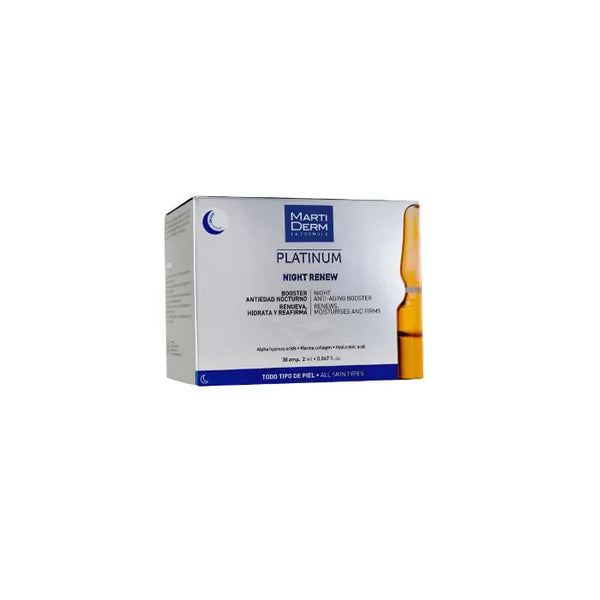 Martiderm Platinum Night Renew 30x2ml Ampoules - MARTIDERM
