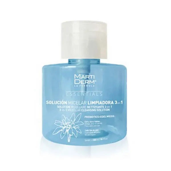Martiderm Essentials Solution Micellaire Nettoyante 3 en 1 Prebiotics Edelweiss 300ml - MARTIDERM