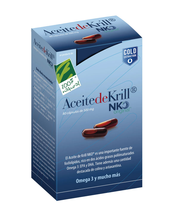 100%natura Aceite De Krill Nko 80 Cap De 500 Mg - Batty Beauty