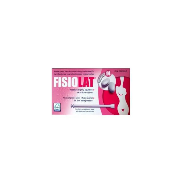 Arafarma Fisiolat 14 Comprimidos Vaginales - Batty Beauty