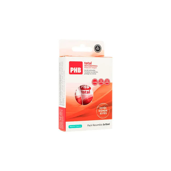 PHB Pack Adult Toothpaste Total 3x15ml - PHB