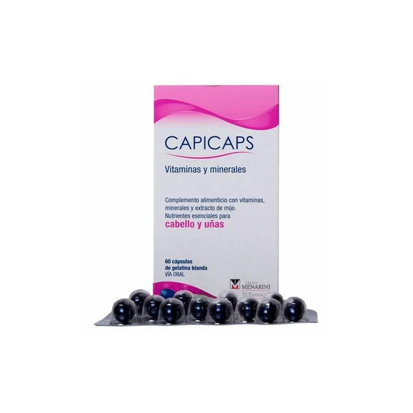 Menarini Capicaps Cabello y Uñas 60 Cápsulas - Batty Beauty