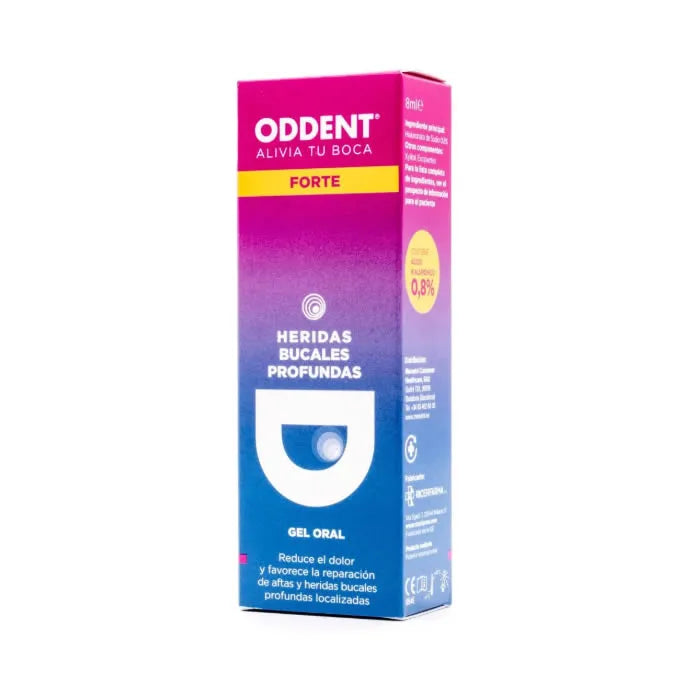 Oddent Forte Oral Gel Blessures Profondes Bouche