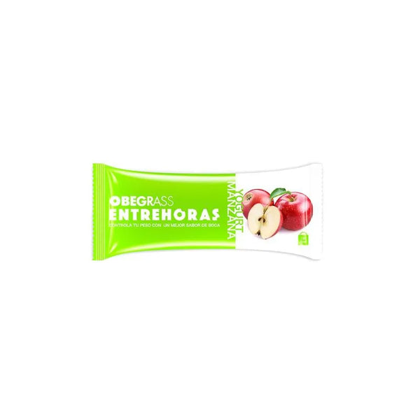 Actafarma Obegrass Barrita Entrehoras Yogurt y Manzana 30g - Batty Beauty